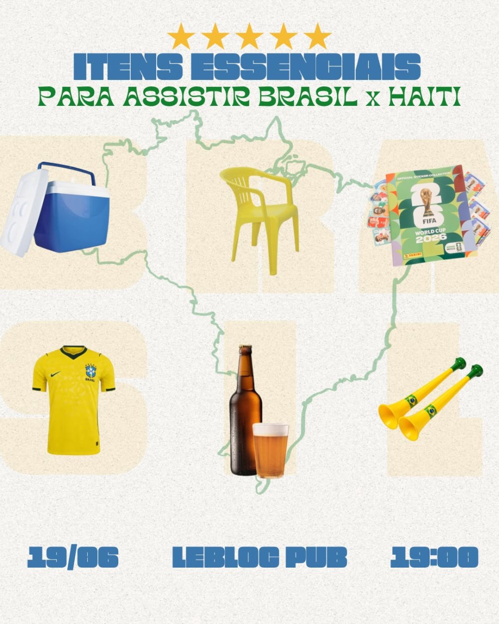Brasil X Haiti Com A T17